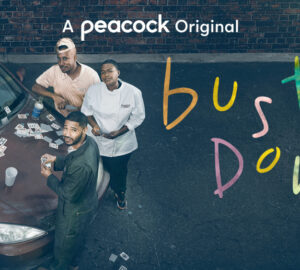 Bust Down key art - Peacock - Sam Jay- Chris Redd- Jak Knight - Langston Kerman