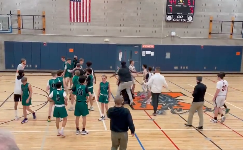 Washington Basketball Dad Mark McLaughlin Charged With Assault For Shoving Ref (Video)