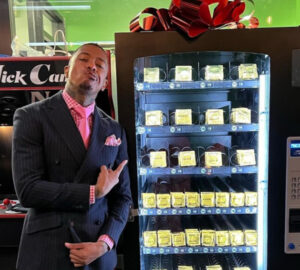 Kevin Hart gifts Nick Cannon A condom Vending Machine