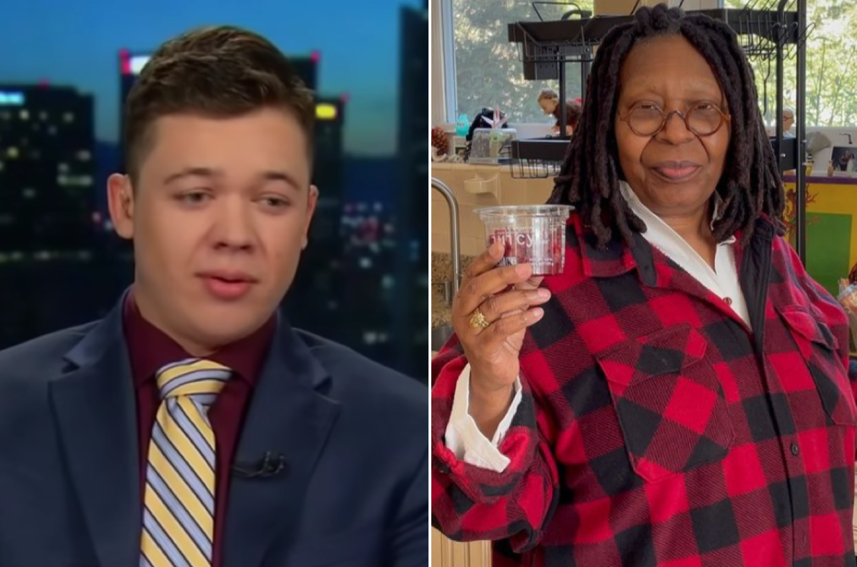 Kyle Rittenhouse Reveals Plans To Sue Whoopi Goldberg, Politicians, Athletes, & Media Members