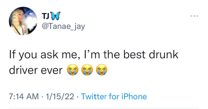 Jayana Tanae Webb Drunk Tweets