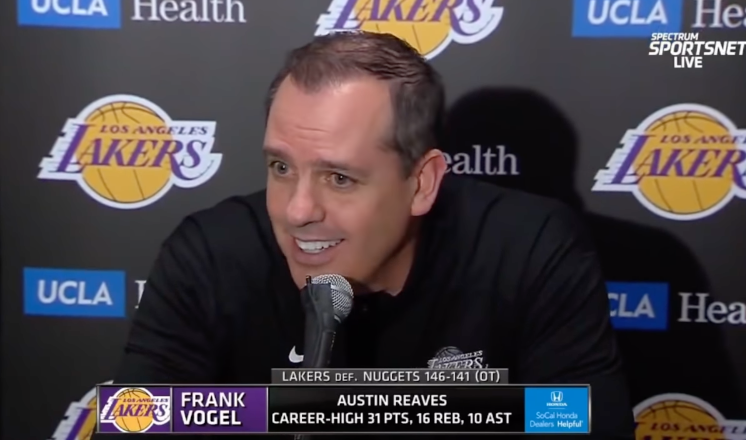 Frank Vogel Fired As Head Coach Of The Los Angeles Lakers