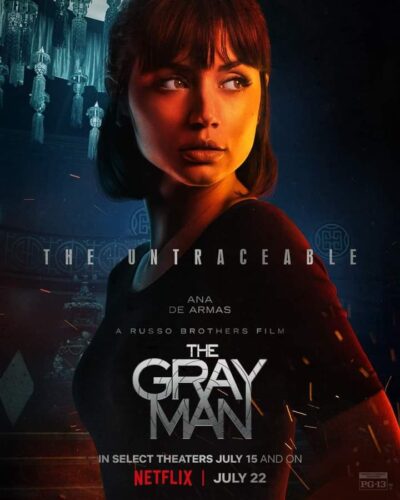 Ana De Armas - The Gray Man Chracter Poster - Netflix