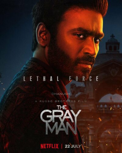 Dhanush - The Gray Man - Character Poster - Netflix