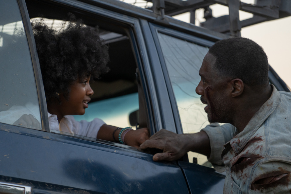 Idris Elba - Leah Sava Jeffries in Beast movie