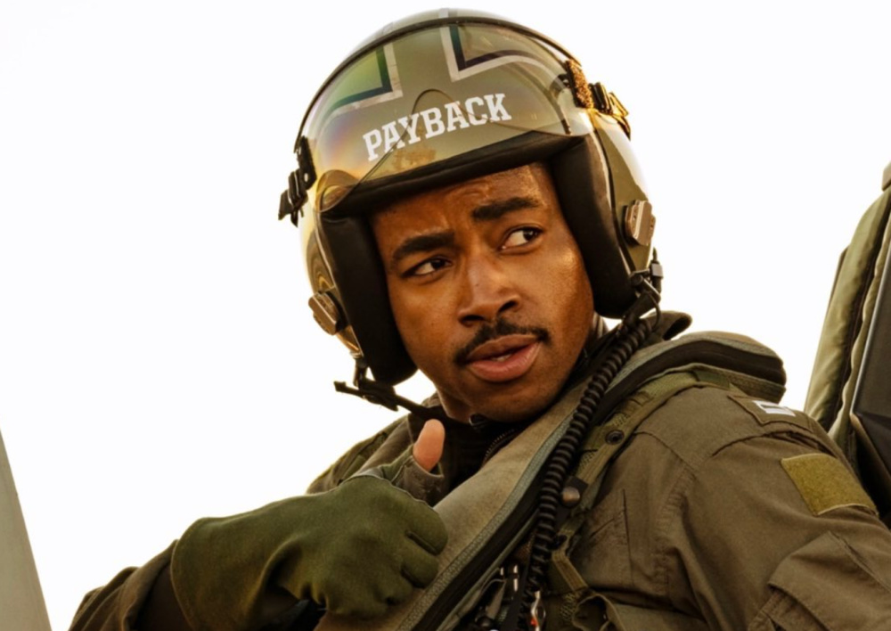 Jay Ellis as Payback in Top Gun Maverick