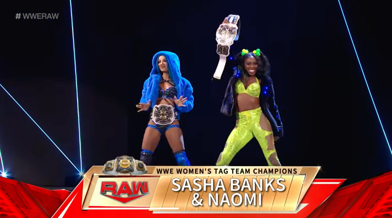 WWE Tag Team Champions Sasha Banks & Naomi Walk Out On The WWE