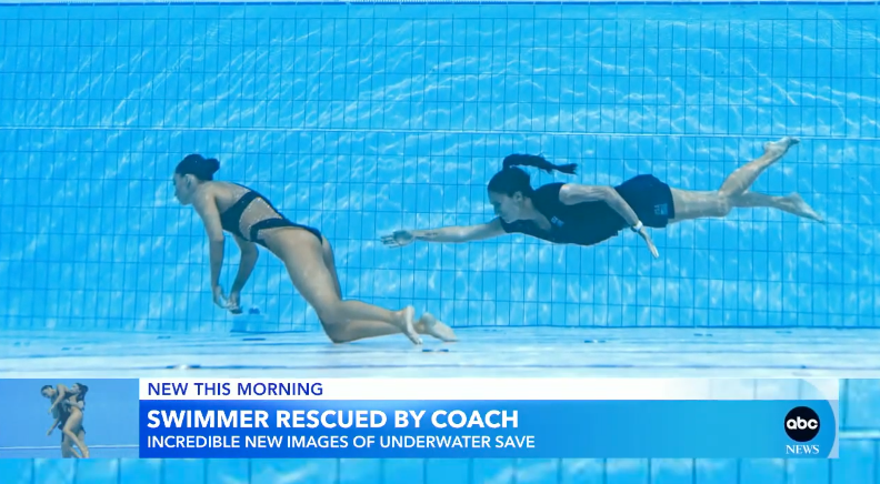 Heroine Swimming Coach Speaks On Rescuing Her Student, Anita Alvarez, Who Lost Consciousness During Competition