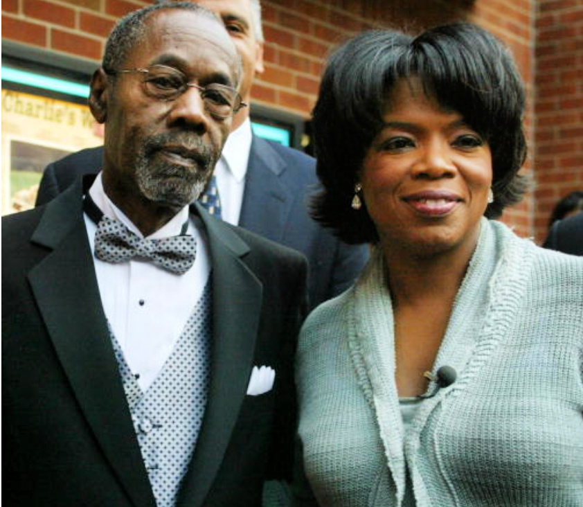 Oprah Winfrey and father Vernon Winfrey