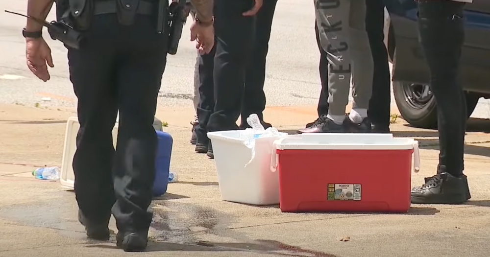 Water Boy fractures Atlanta police officer's eye socket