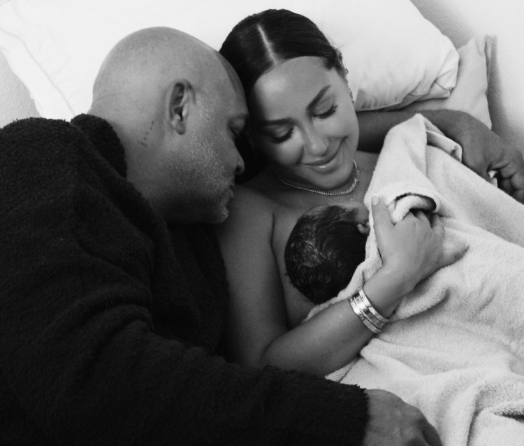 Adrienne Bailon and Israel Houghton welcome baby boy