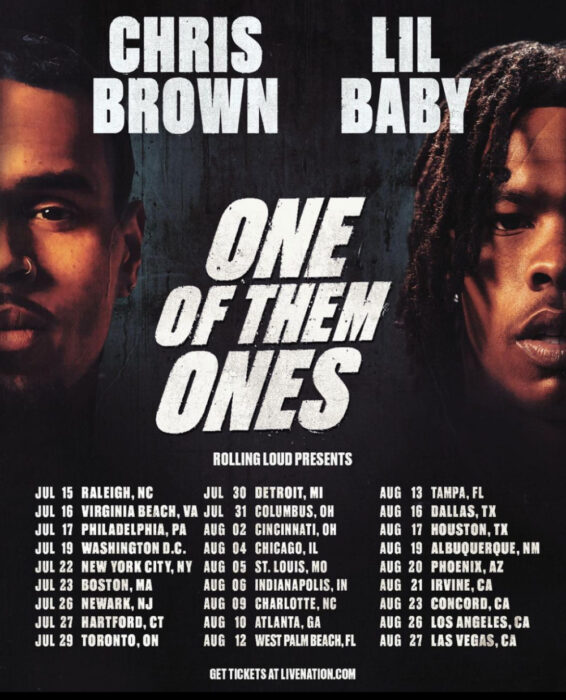 Chris Brown - Lil Baby - One Of Them Ones Tour