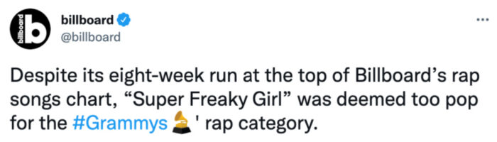 Billboard Nicki Minaj Super Freaky Girl