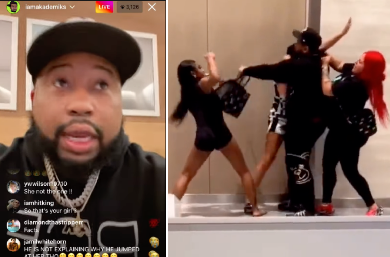 DJ Akademiks Claims His Celebrity Caused A Girl Fight In Miami