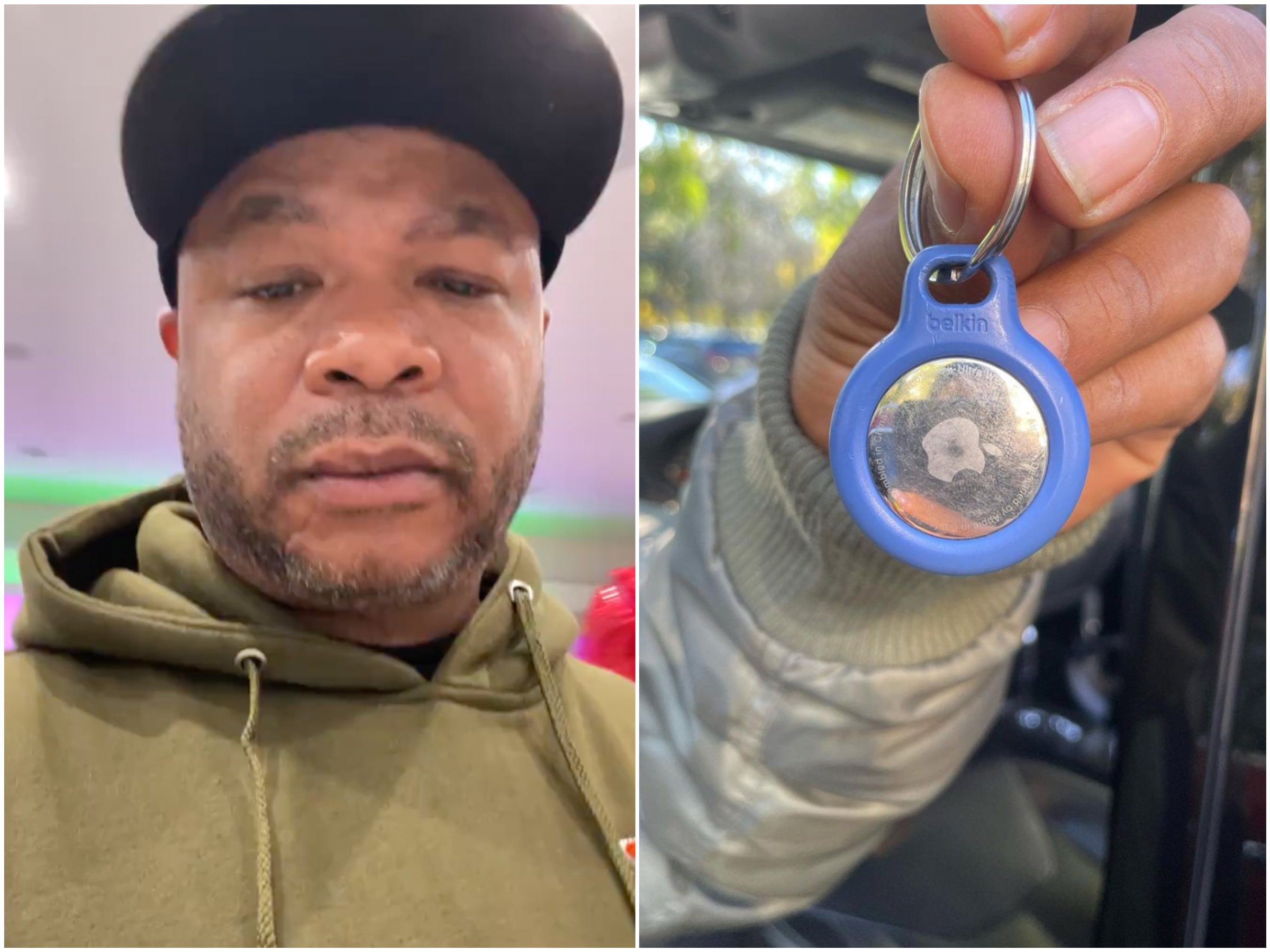 xzibit finds airtag on his car