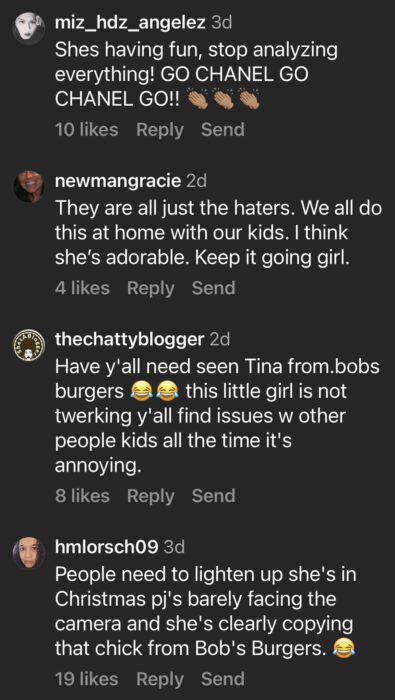 Ice T's daughter comment 5.