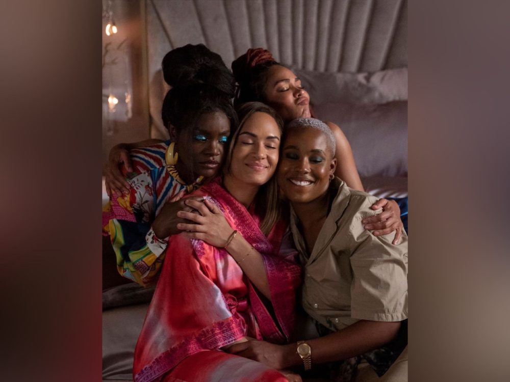 Meagan Good, Grace Byers, Jerrie Johnson, and Shoniqua Shandai in Harlem Season 2