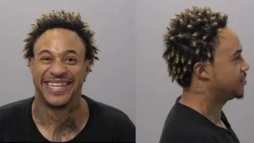 Orlando Brown mugshot 2022 domestic violence