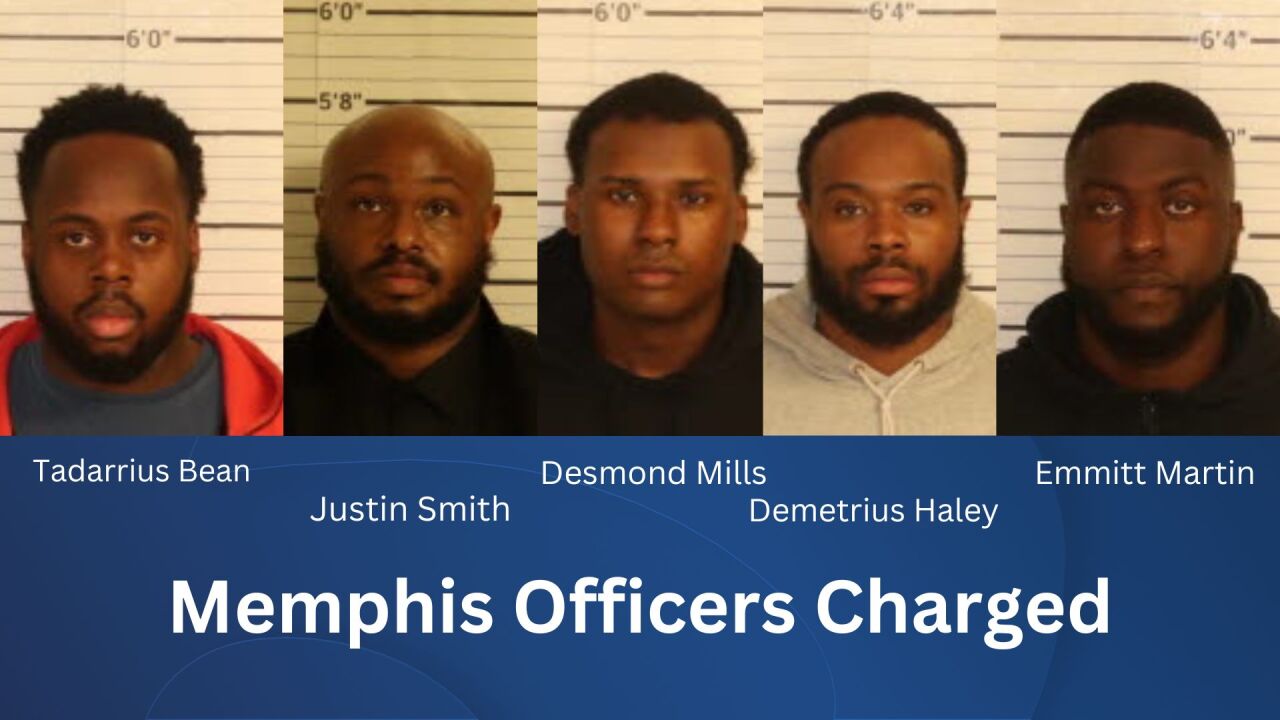 5 former Memphis officers charged second degree murder in death of Tyre Nichols
