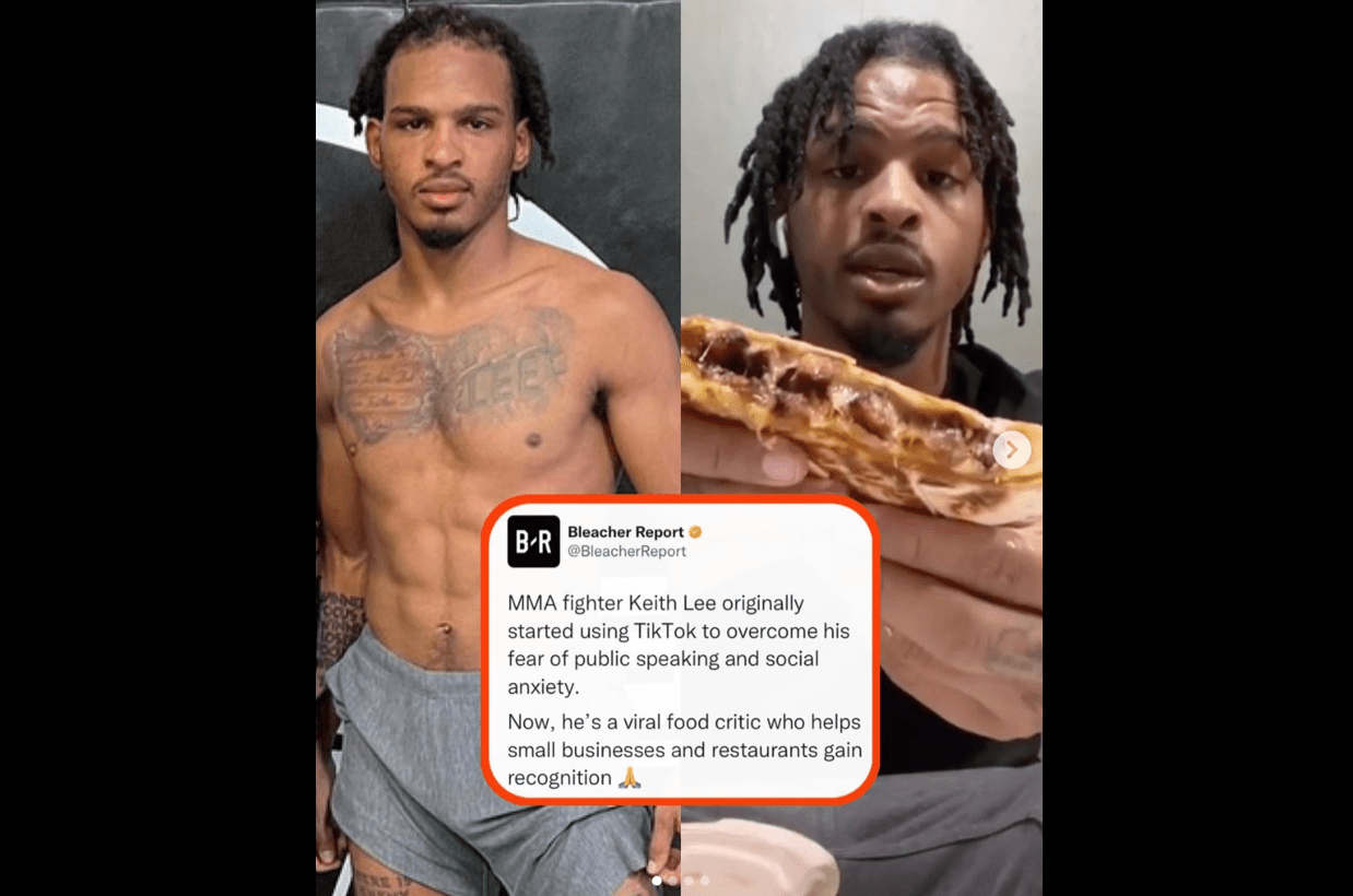 Bleacher Report Reveals That TikTok Food Critic Keith Lee Is Also An MMA Fighter