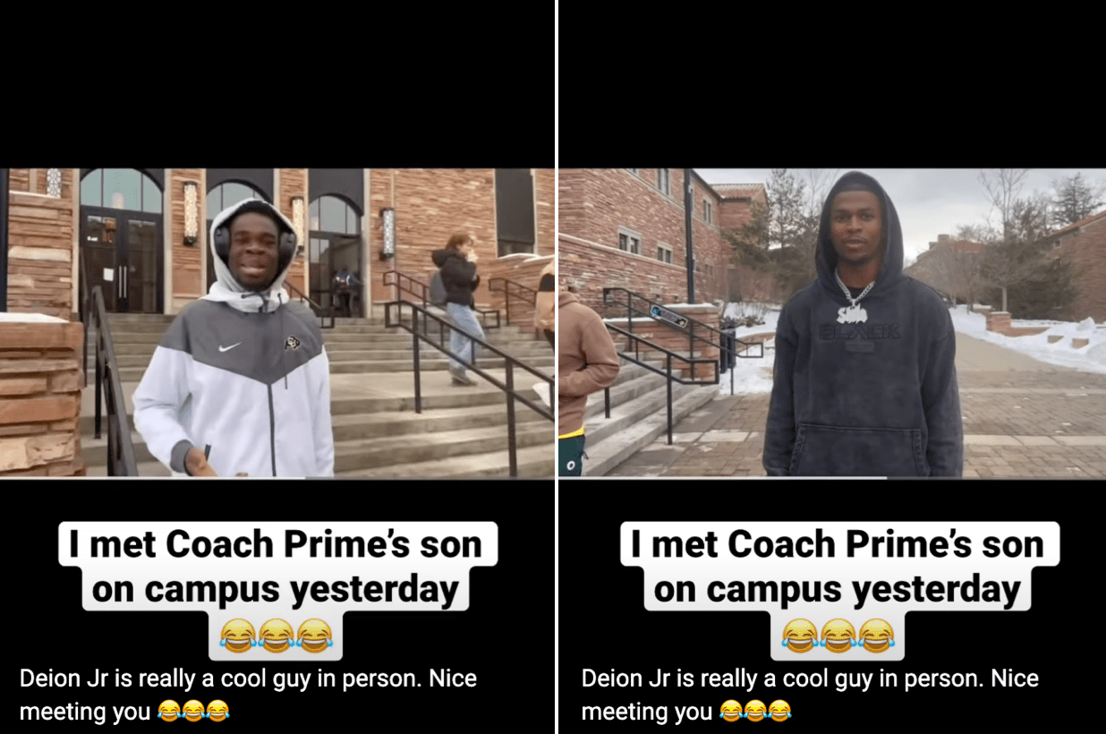 Shilo Sanders, Deion Sanders' Middle Son, Catches A Guy Impersonating His Older Brother At The University Of Colorado