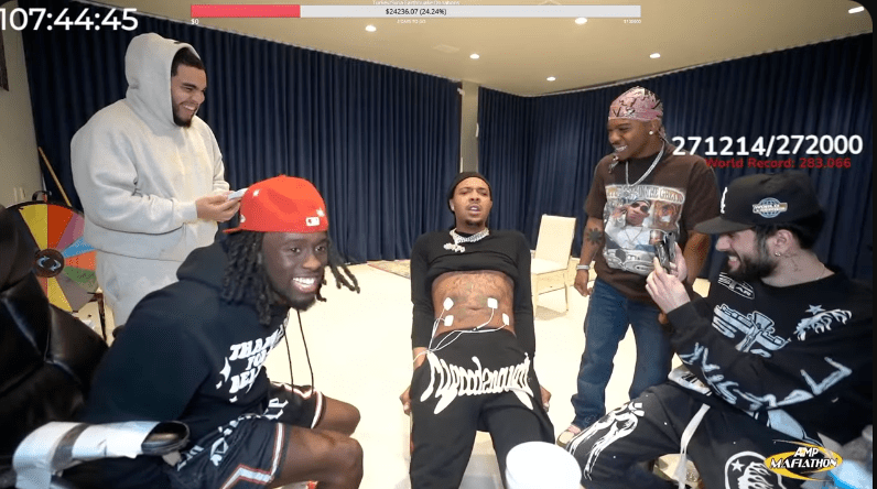 Rapper G Herbo Experiences Labor Pains With Birth Simulator