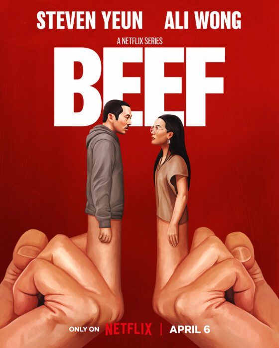 BEEF Poster - Ali Wong - Steven Yeun-Netflix