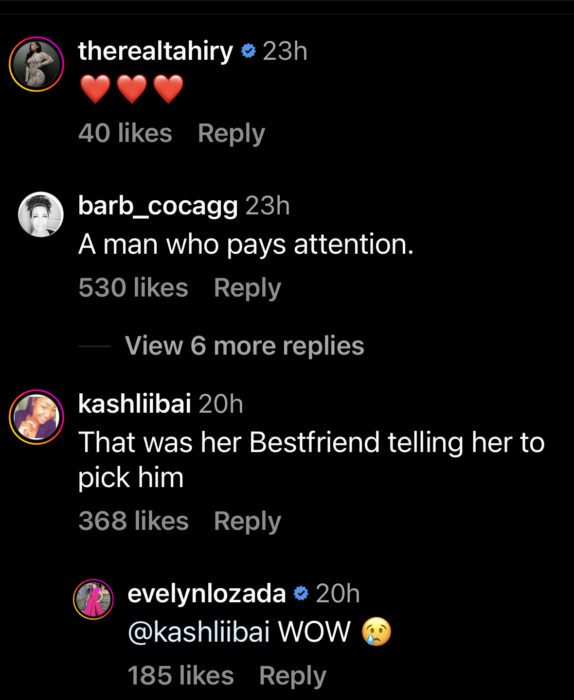 Evelyn Lozada comment 1.