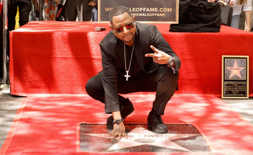 Martin Lawrence star on Hollywood Walk of Fame