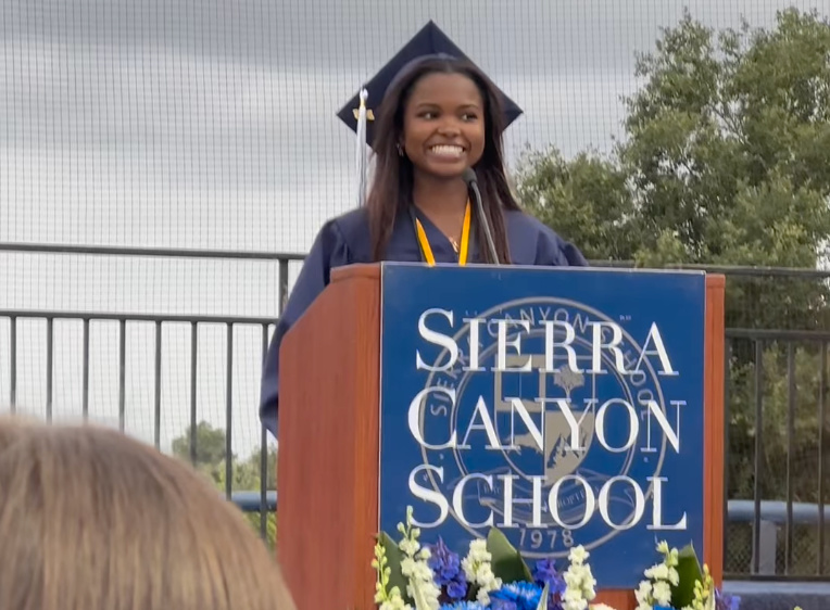 Heaven Hart graduates Sierra Canyon School 2023 Salutatorian