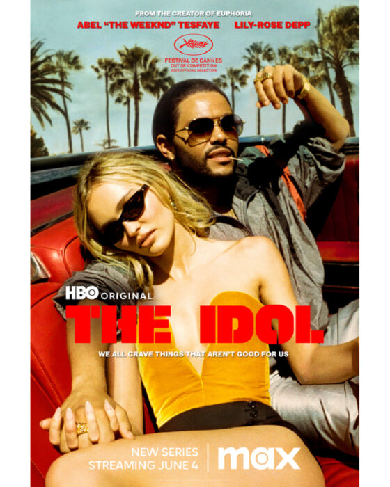 The Idol Key Art - HBO - The Weekend- Lily-Rose Depp