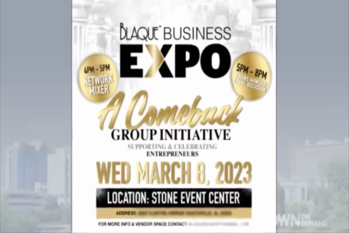 Blaqué Business Expo Flyer