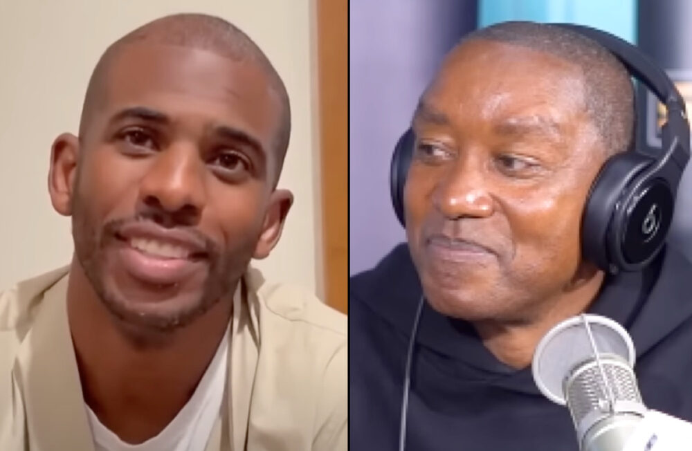 NBA Legend Isiah Thomas Has A Bone To Pick With New Golden State Warrior Chris Paul