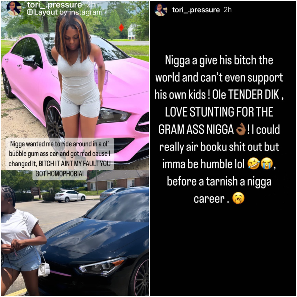 Boosie's Badazz Daughter Toriana Blasts Him For Taking Her Car