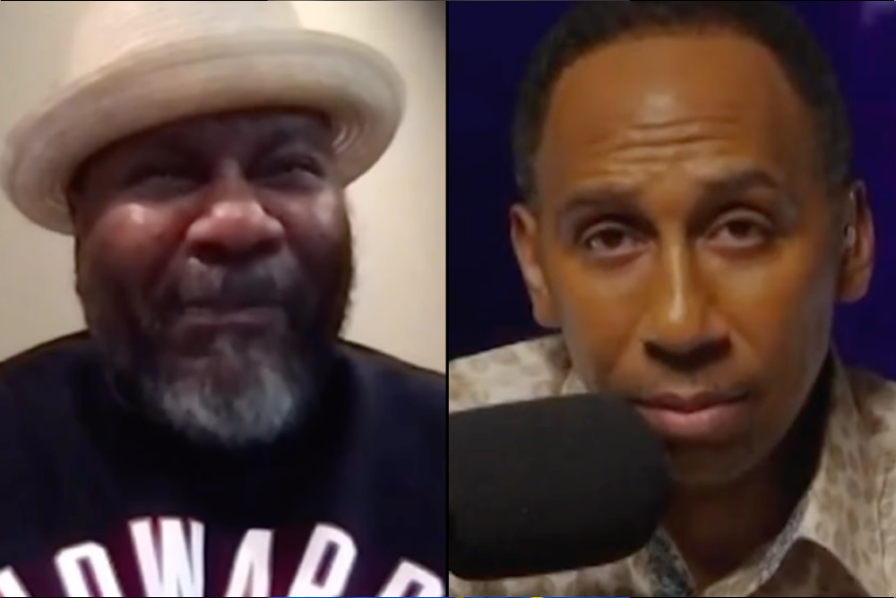 Stephen A. Smith Gives Ving Rhames Some Encouraging Words On Dealing With Grief
