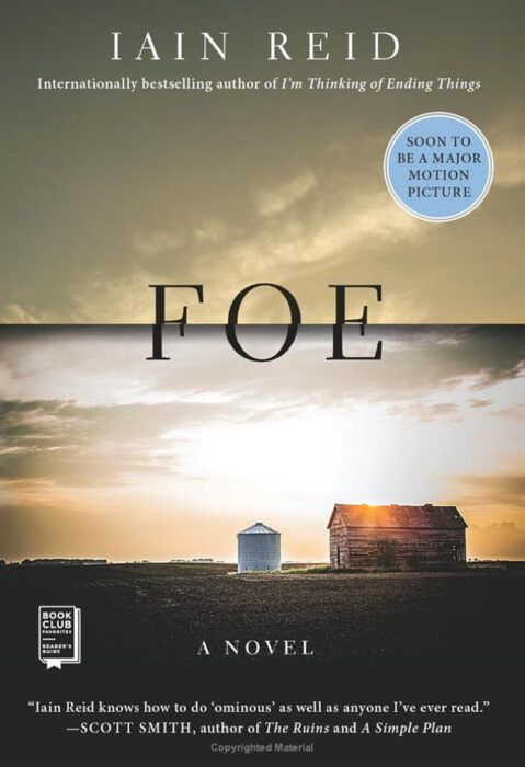 Iain Reid novel FOE book cover