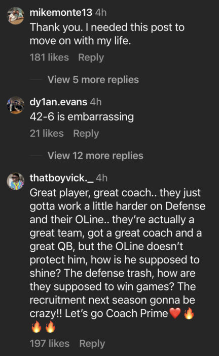 Coach Prime comment 4