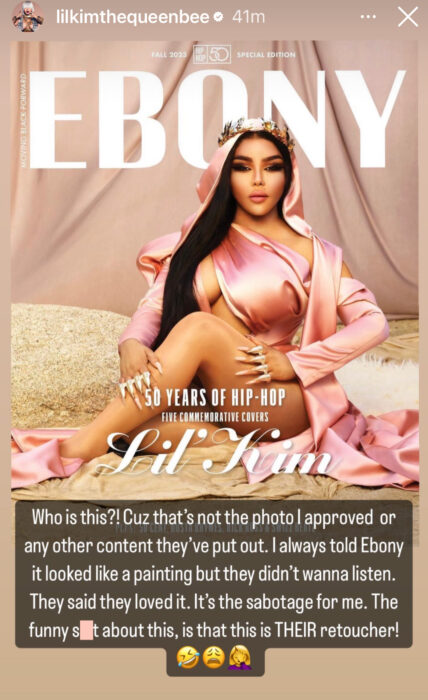 Lil Kim - Ebony Magazine - Sabotage