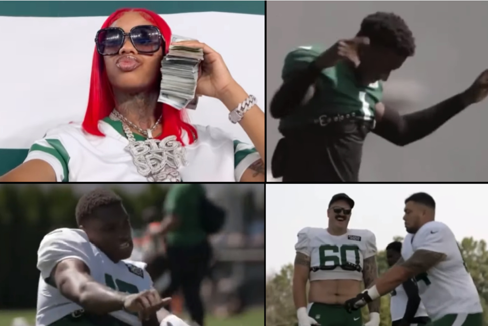 The New York Jets Invite Sexy Red To Their Season Opener After Jamming To Her Hit Song 'SkeeYee' On HBO's 'Hard Knocks'