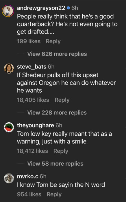 Tom Brady comment 1