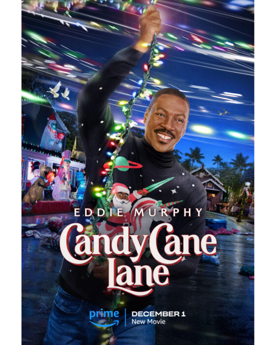 Candy Cane Lane Key Art - Prime Video - Eddie Murphy