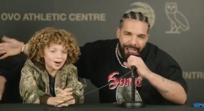 Drake and son Adonis