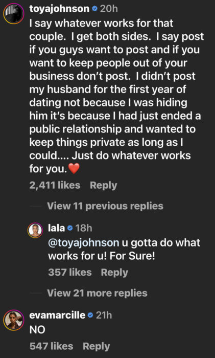 LaLa Anthony comment 1