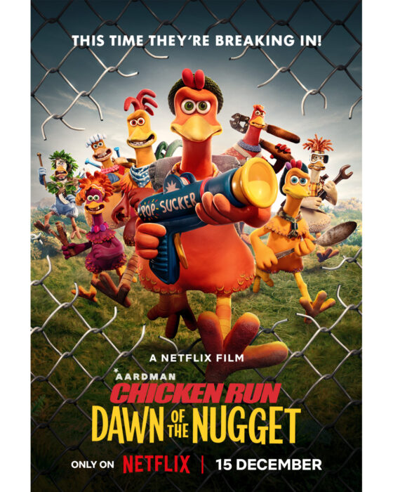 Chicken Run Dawn Of The Nugget movie poster- Netflix