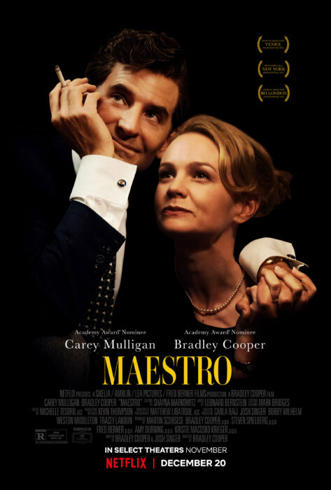 Maestro Key Art - Netflix-Bradley Cooper-Carey Mulligan