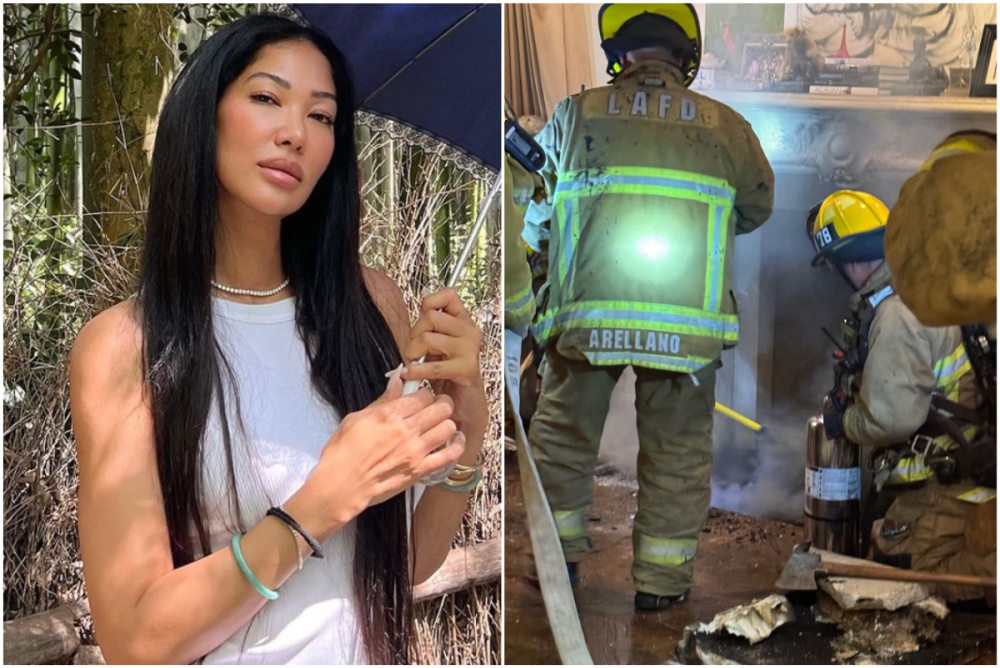 Kimora Lee Simmons home catches fire
