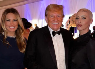 Amber Rose Trends After Popping Out With Donald Trump Amber-Rose-Donald-Trump-Melania-Trump