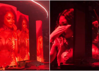 Megan Thee Stallion Cries On Stage During Her ‘Hot Girl Summer Tour’ After AI-Generated Porn Attack On Twitter Megan-Thee-Stallion-cries-on-stage-hot-girl-summer-tour-tampa