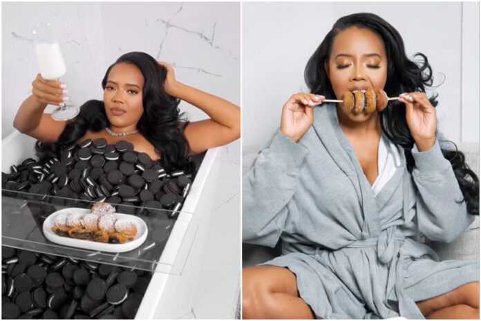 angela-simmons-vegan-fried-oreos-bathtub