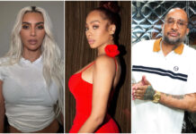 Kim Kardashian Seals First-Look Deal With 20th TV, Joins Forces With Kenya Barris for La La Anthony-Led Hulu Series Kim-Kardashian-LaLa-Anthony-Kenya-Barris-Group-Chat-Hulu-2